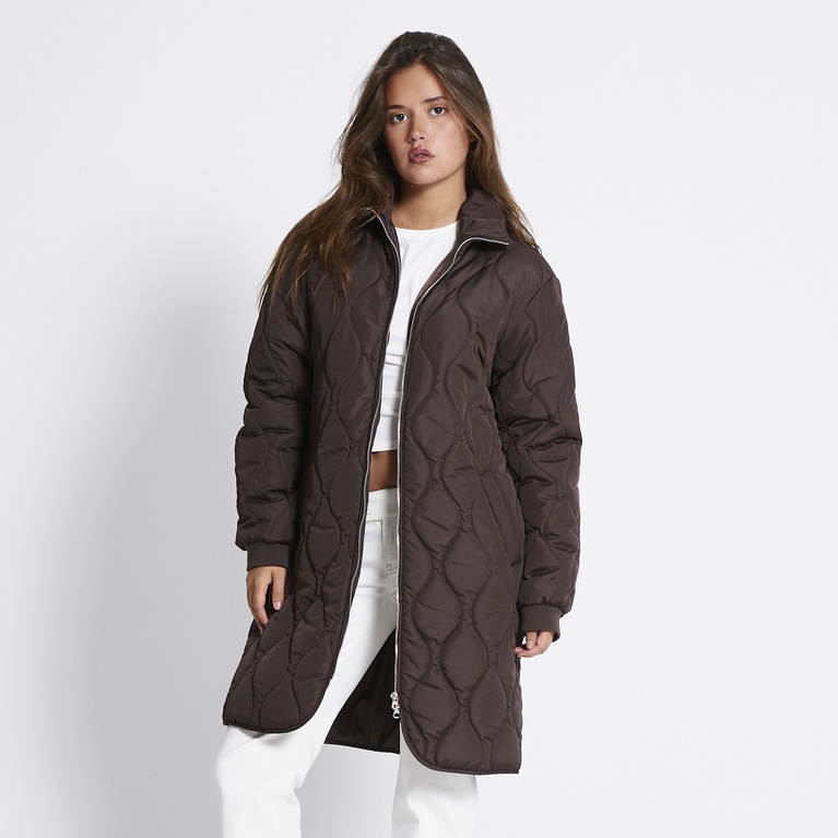 Quilted jacket "Diana" Brown